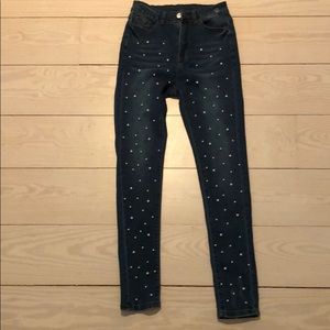 Women’s Shein Jeans with pearl details